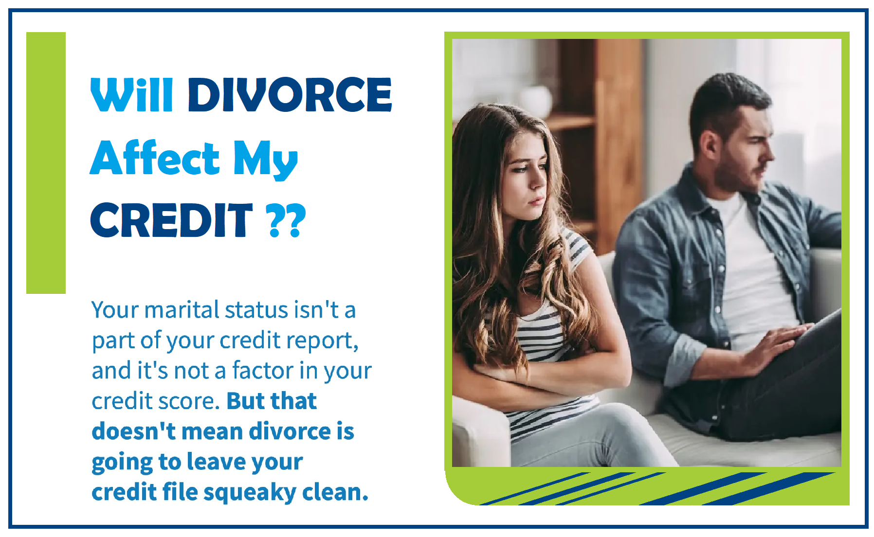 Will Divorce Affect My Credit?