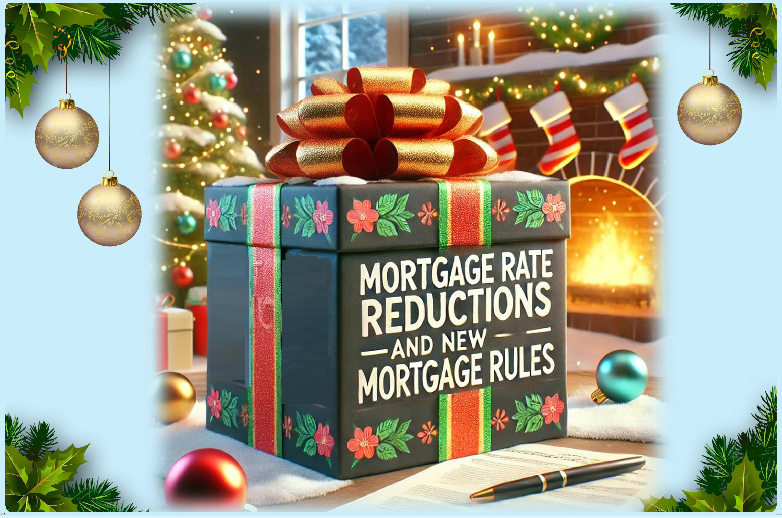 A Holiday Gift for Canadian Homebuyers: New Mortgage Rules and Rate Reductions